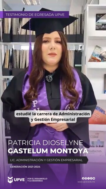 La egresada Patricia Dioselyne Gastelum Montoya de la 11va Generación (2021-2024) de la carrera de Licenciatura en Administración y Gestión Empresarial, nos cuenta su experiencia en la Universidad Politécnica del Valle del Évora.

#SomosUPVE
#PorElDesarrolloYLaGrandeza
#SomosDelfinesUPVE