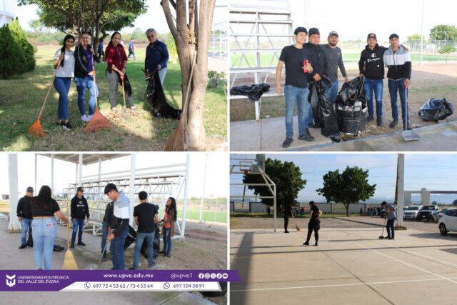 🌿🧹 Jornada de Limpieza en Nuestra Universidad 🧹🌿
El día de hoy, miércoles 04 de marzo, se llevó a cabo una jornada de limpieza dentro de las instalaciones de nuestra universidad, trabajando en áreas de jardines y techumbre, con el objetivo de mantener nuestros espacios en óptimas condiciones y seguir conservando una buena imagen institucional.
Esta actividad contó con la valiosa participación de toda la comunidad universitaria, quienes con compromiso y trabajo en equipo demostraron que el cuidado de nuestro entorno es responsabilidad de todas y todos. 💚
Agradecemos a cada estudiante, docente y personal administrativo y directivo que se sumó a esta iniciativa, reafirmando el orgullo de pertenecer a una institución que promueve la colaboración y el respeto por nuestros espacios.
#SomosUPVE
#PorElDesarrolloYLaGrandeza
#SomosDelfinesUPVE