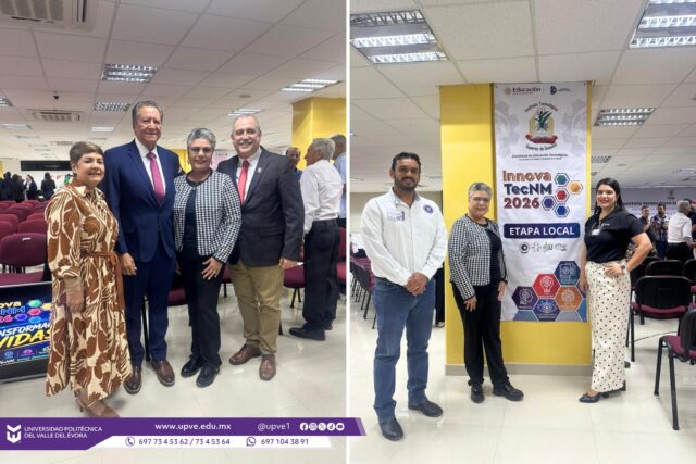 🔬 Este 22 de mayo se llevó a cabo la Cumbre Nacional del Desarrollo Tecnológico, Emprendimiento e Innovación, InnovaTecNM 2026, espacio donde estudiantes presentaron proyectos enfocados en el desarrollo tecnológico y la generación de soluciones innovadoras.
Durante el evento, el Director General, Dr. Fidencio López Beltrán, brindó un mensaje de bienvenida en el que destacó la importancia de fortalecer una formación científica con expresión heurística, permitiendo que las y los estudiantes desarrollen la capacidad de analizar, descubrir, crear e innovar a través de la experiencia y el pensamiento crítico.
Asimismo, la Rectora de la UPVE, Dra. Imelda Zayas Barreras, asistió a la ceremonia inaugural, reafirmando el compromiso de la universidad con el impulso a la investigación, la ciencia y la innovación.
De igual manera, la M.C. María Alejandra Zamudio Aguilasocho y el M.C. Luis Esteban Soto Moreno participaron como jurado calificador en la categoría “Sector Energético y Electromovilidad” del certamen de Proyectos en nivel licenciatura, contribuyendo con su experiencia y conocimientos en la evaluación de las propuestas participantes.
Felicitamos a quienes formaron parte de este importante encuentro académico y tecnológico que fortalece el talento, la creatividad y el emprendimiento.
#SomosUPVE
#PorElDesarrolloYLaGrandeza
#SomosDelfinesUPVE