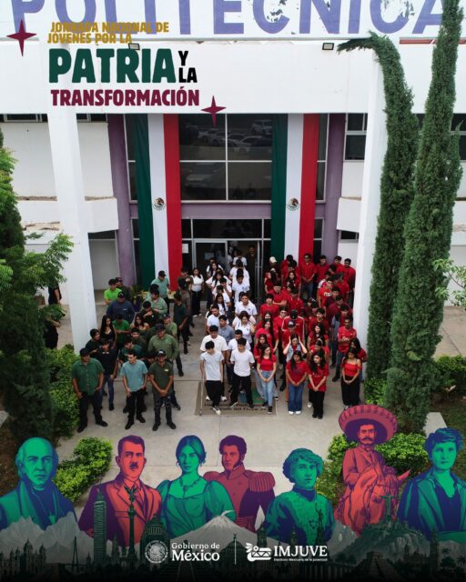 ❤️ ¡JÓVENES QUE LLEVAN A MÉXICO EN EL CORAZÓN! ❤️
En la Universidad Politécnica del Valle del Évora vivimos una jornada llena de orgullo, identidad y trabajo en equipo con la participación de nuestra comunidad estudiantil en la Jornada Nacional de Jóvenes por la Patria y la Transformación.
Nuestros y nuestras estudiantes se unieron vistiendo los colores verde, blanco y rojo, para dar vida a increíbles mosaicos humanos que representaron nuestra Bandera de México, un corazón y la palabra “MÉXICO”. 💚🤍❤️
Esta actividad tuvo como objetivo promover la participación de las y los jóvenes, fortalecer el trabajo en equipo y expresar, a través de la creatividad y la unión, nuestra identidad y orgullo por ser parte de México.
¡Cuando las juventudes se unen, México se transforma!
@imjuve_mx
#JóvenesTransformandoMéxico
#SomosUPVE
#PorElDesarrolloYLaGrandeza
#SomosDelfinesUPVE